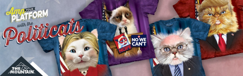 The Mountain - cat trump t shirts