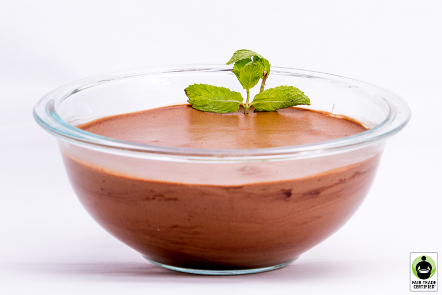 fair trade chocolate mousse