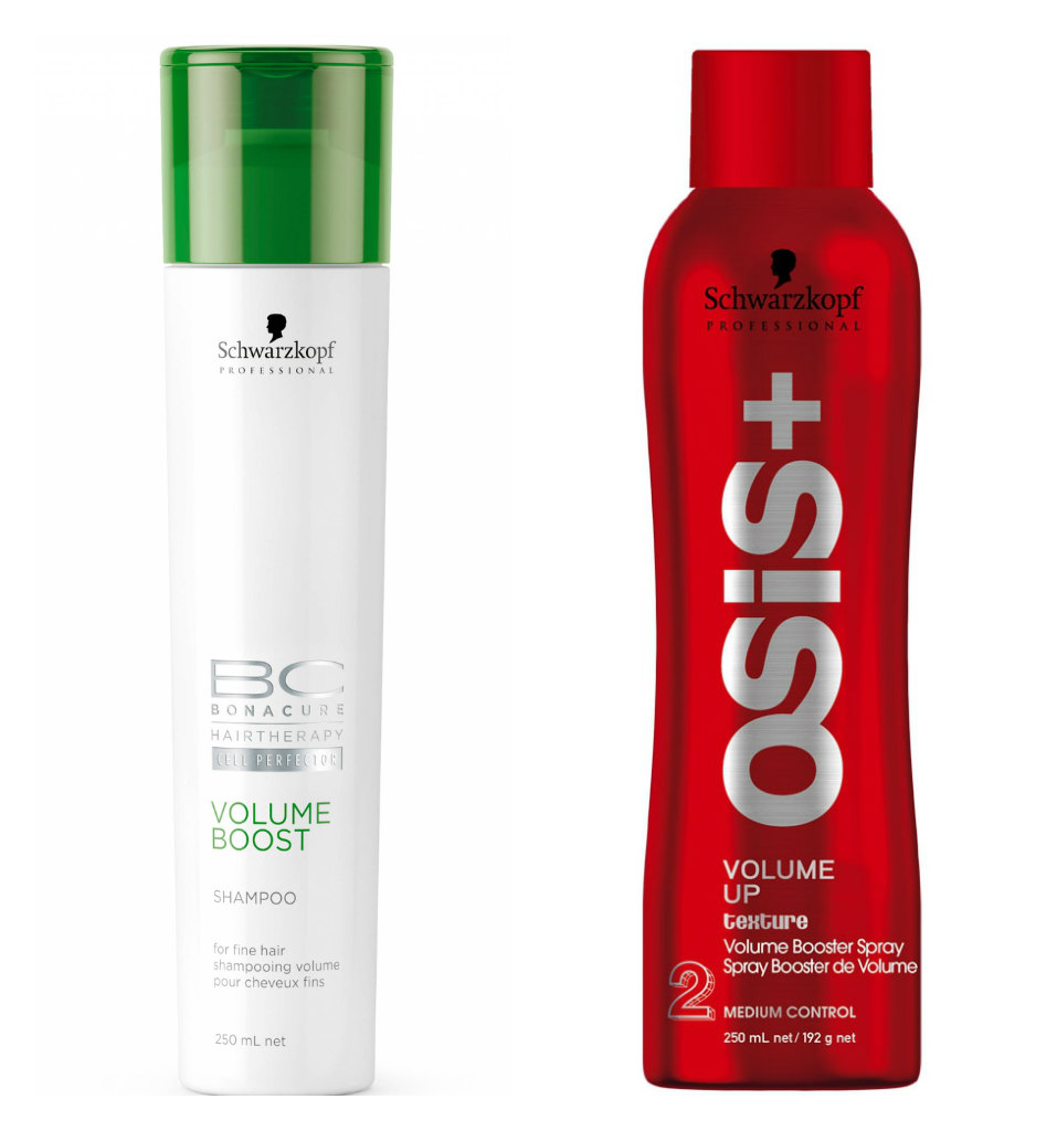 schwarzkopf shampoo and booster spray
