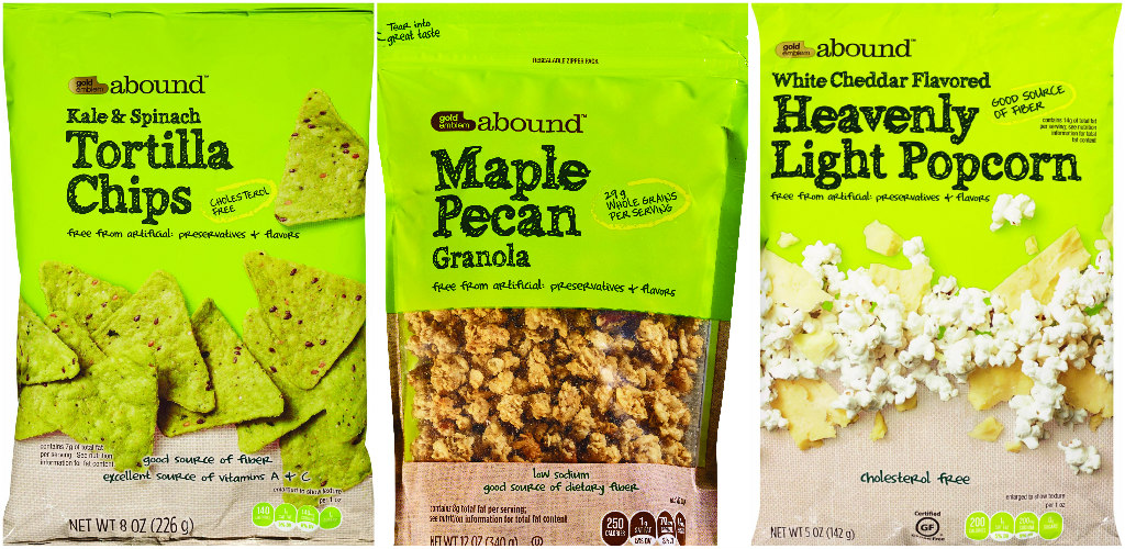 Gold Emblem abound CVS snacks