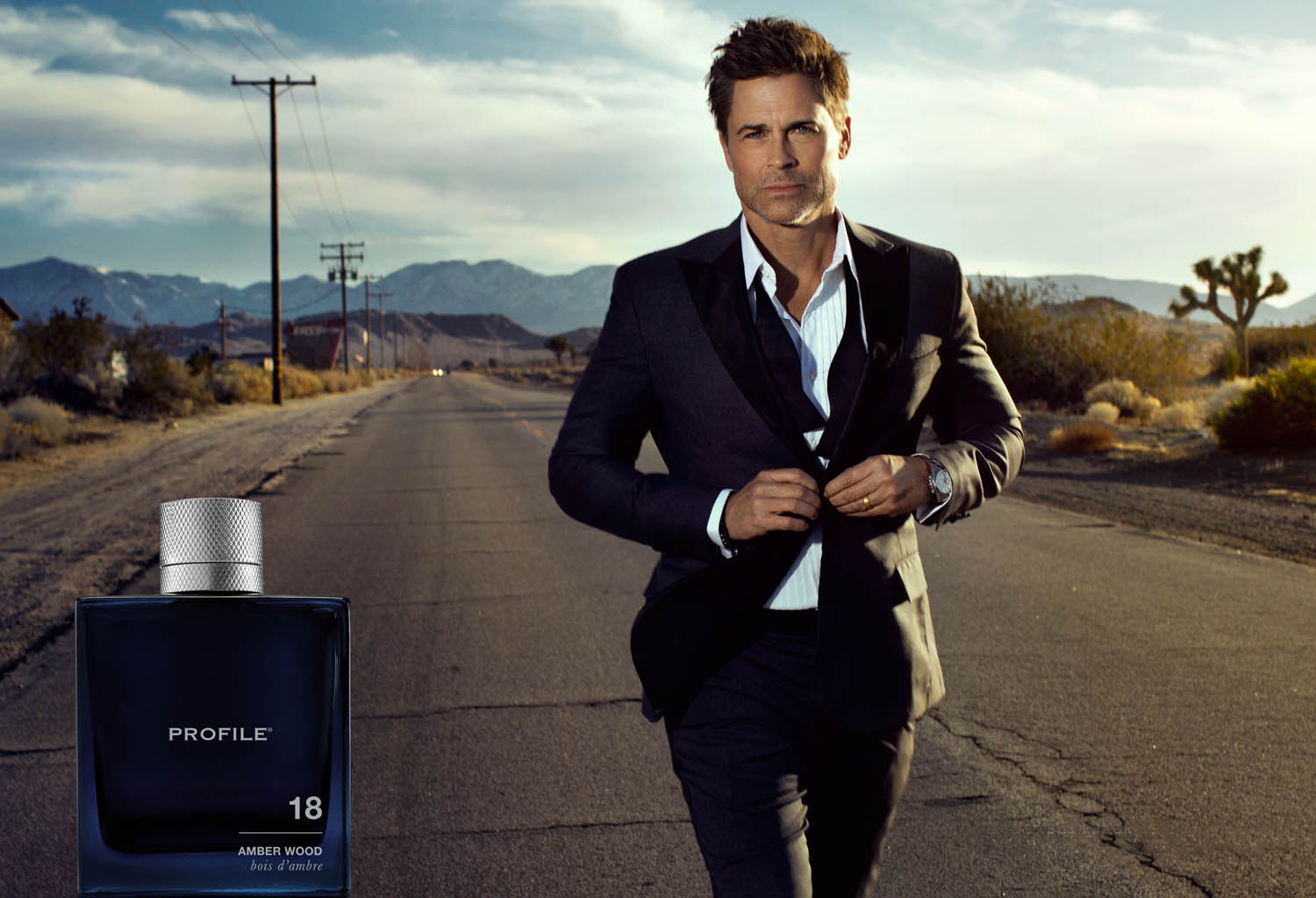 Rob Lowe, Profile For Men, 18 Amber Wood fragrance