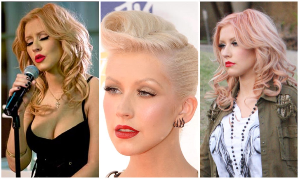 Christina aguilera, hair color, by Dianne Degnan