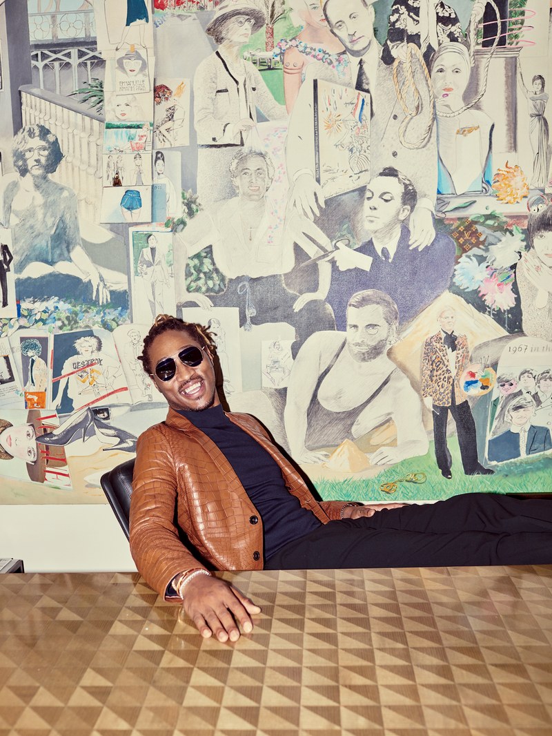 FUTURE Poses With Giorgio Armani For New Bugatti Capsule