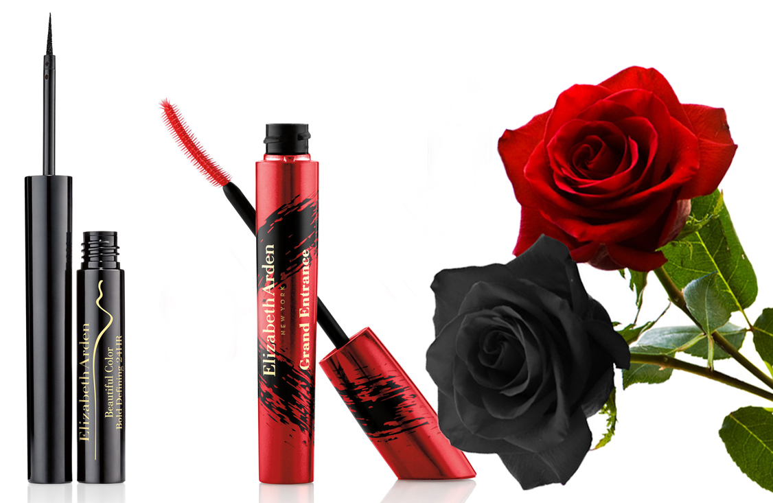 Elizabeth Arden grand entrance mascara, bold definging 24h eye liner