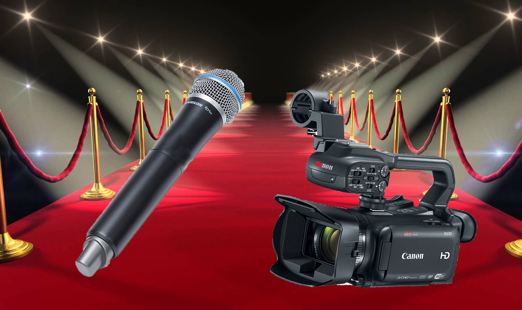 red carpet cameras