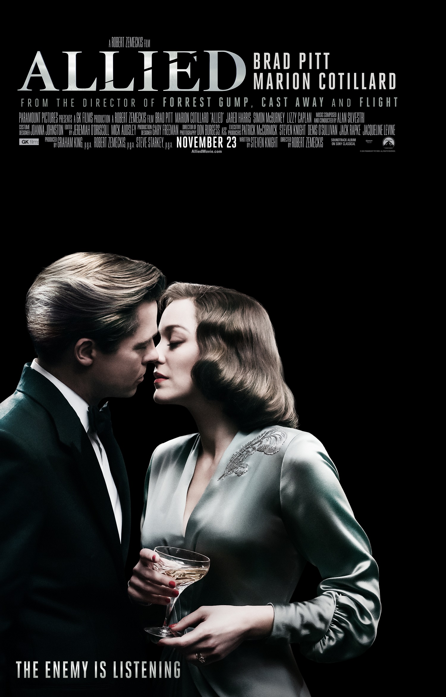 Allied movie poster