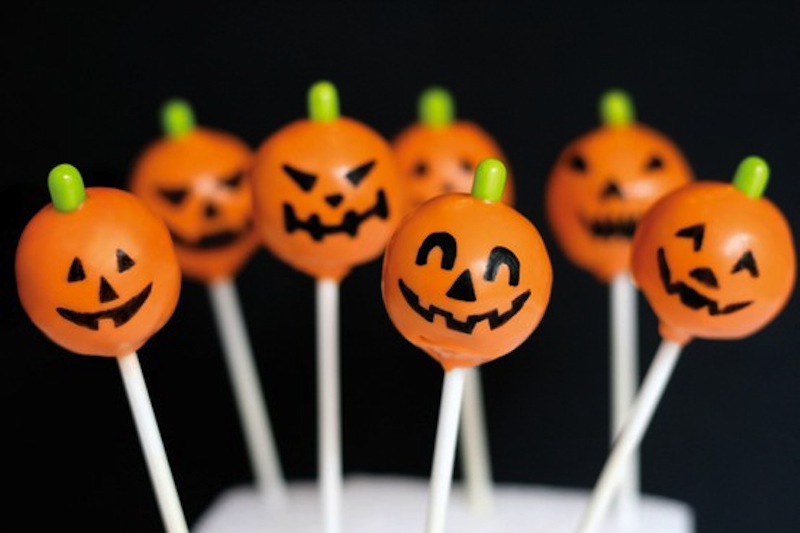 halloween jack o lantern cake pop recipe