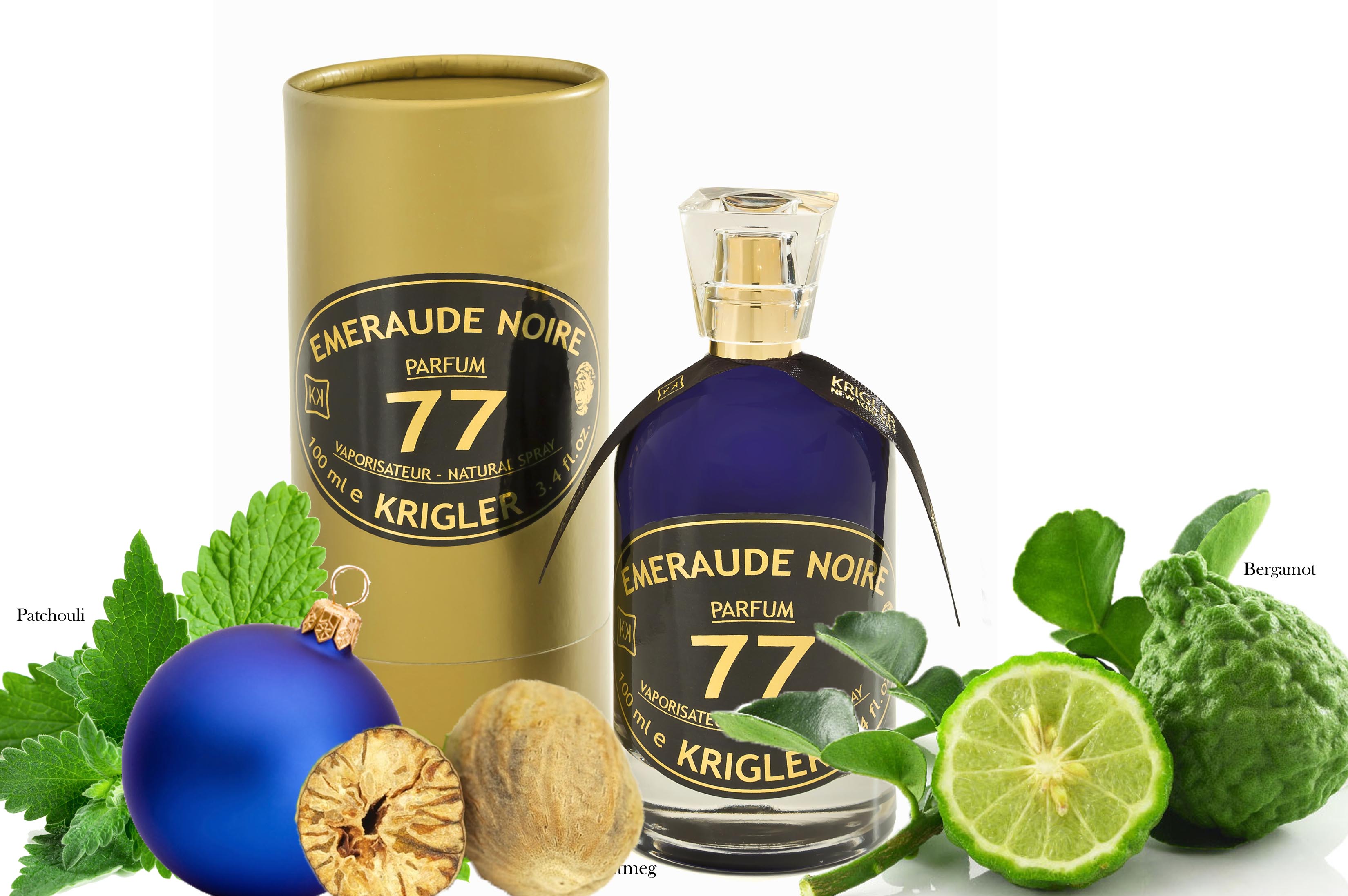 Krigler fragrances, emeraude noire, holiday shopping