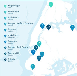 New York City hottest neighborhoods, streeteasy