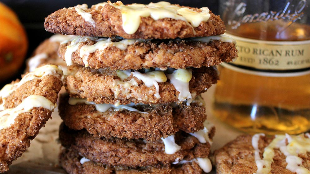 Hot buttered rum cookies