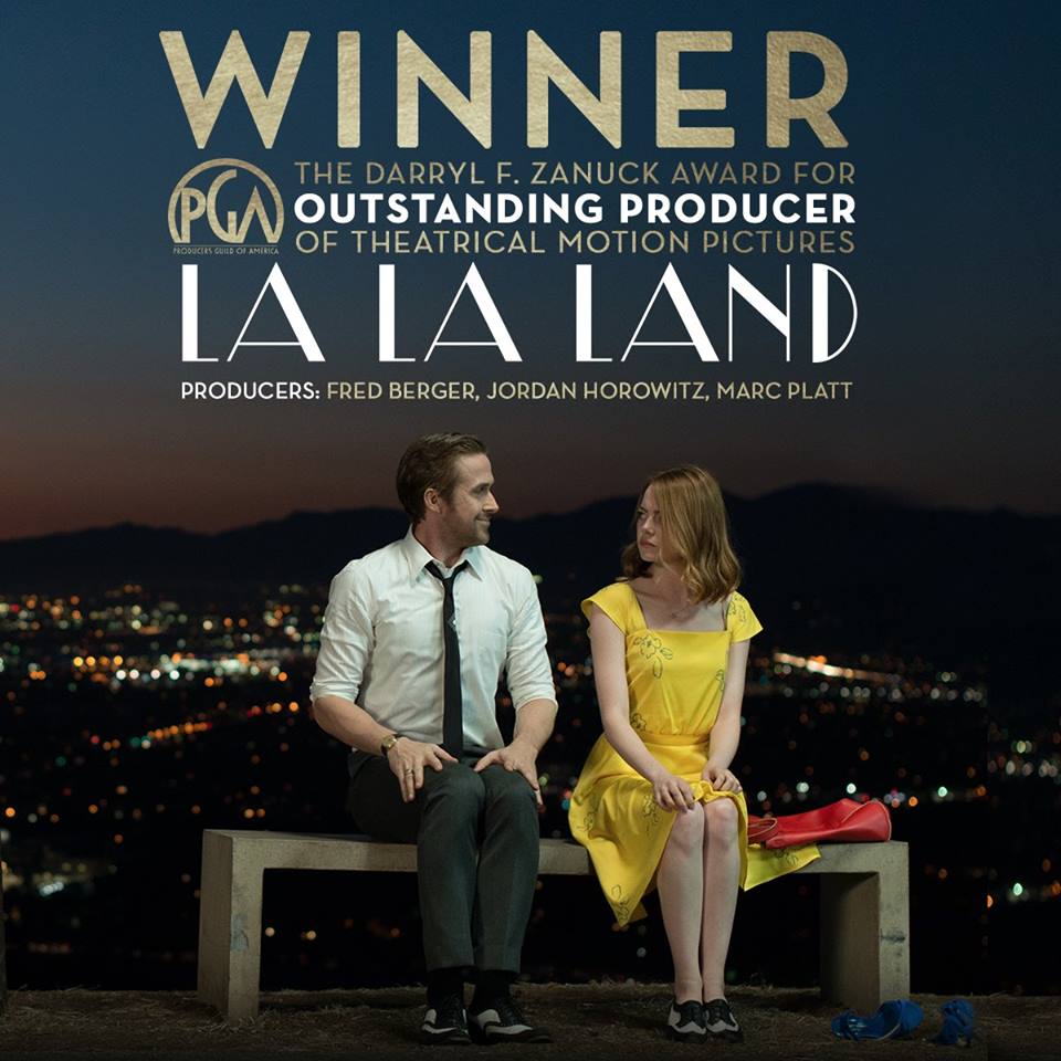 PGA winners, la la land