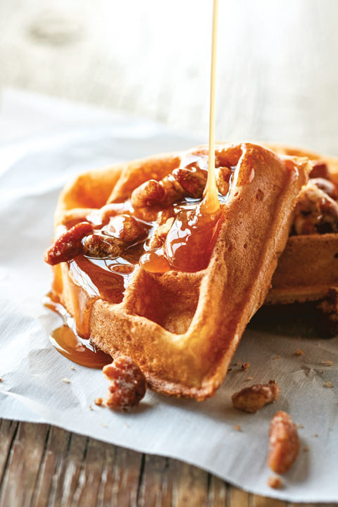 ihop sticky bun waffle