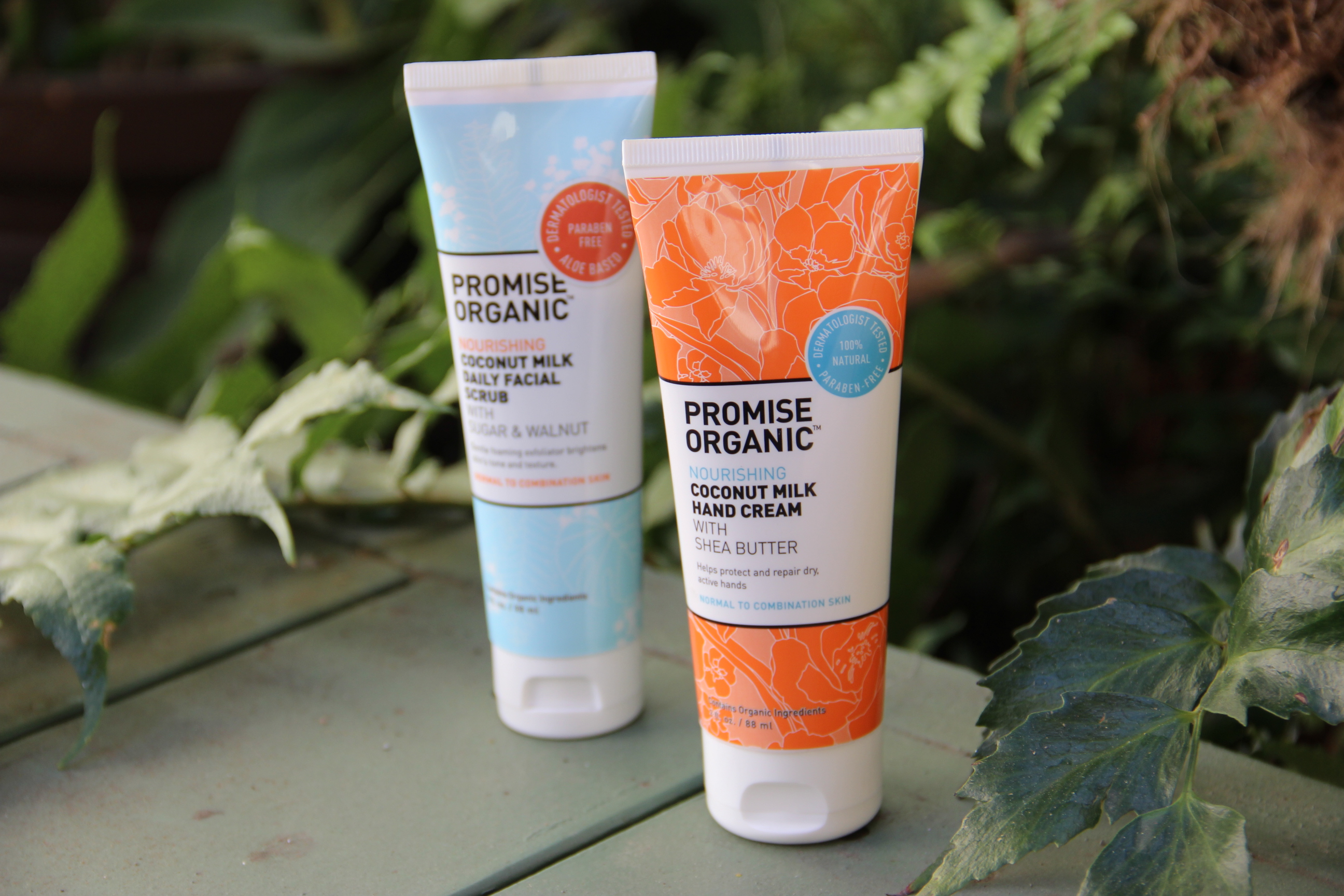 Promise brand cvs, coconut lotion, scrub