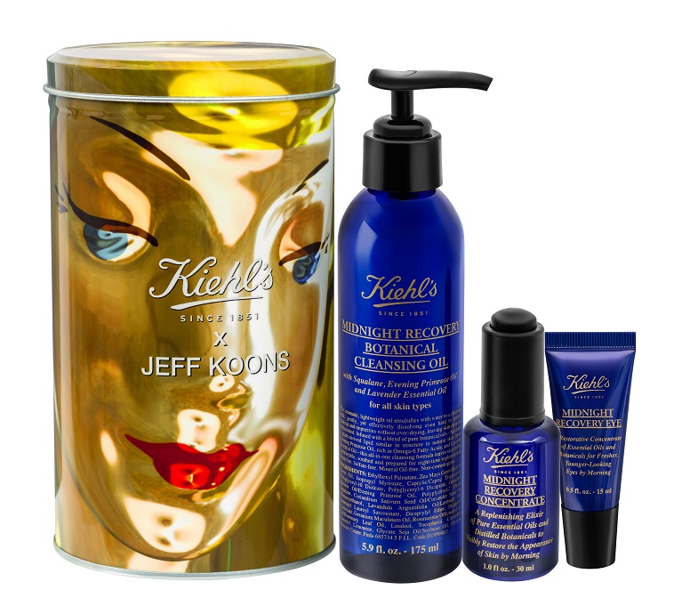 Jeff Koons, kiehl's midnight recovery 