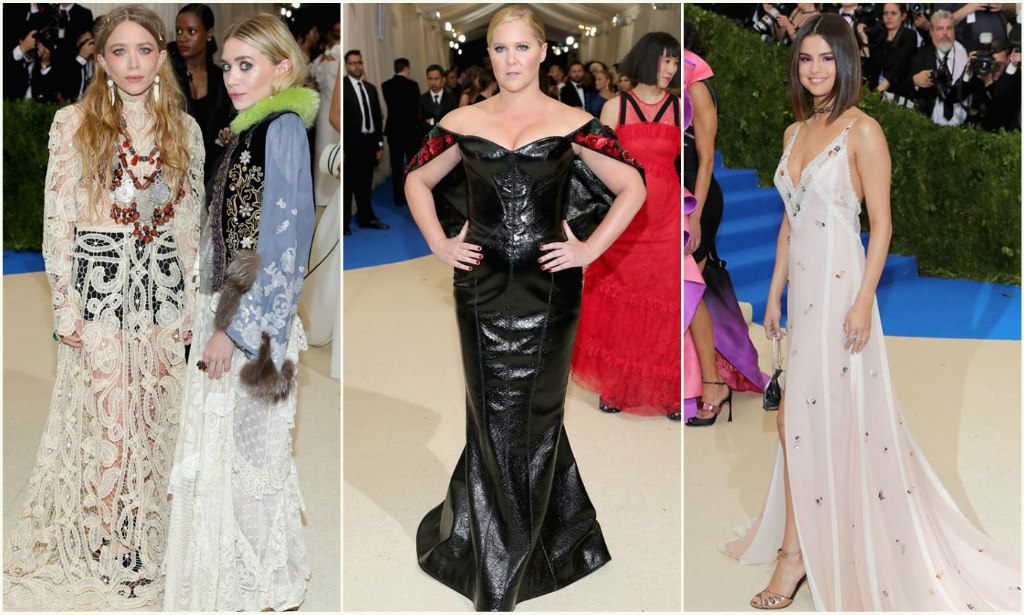 2017 Met gala, olsen twins, selena gomez