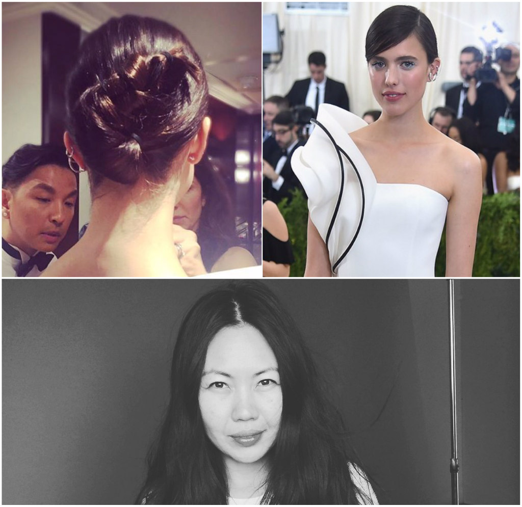 jenny cho, margaret qualley, met gala