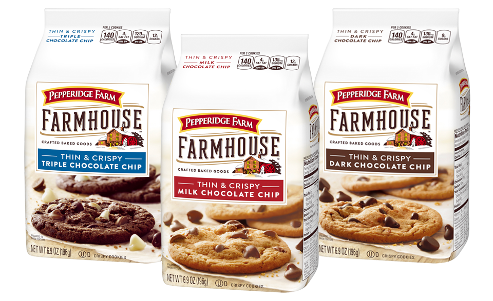 Pepperidge Farm Farmhouse thin and crispy cookie line