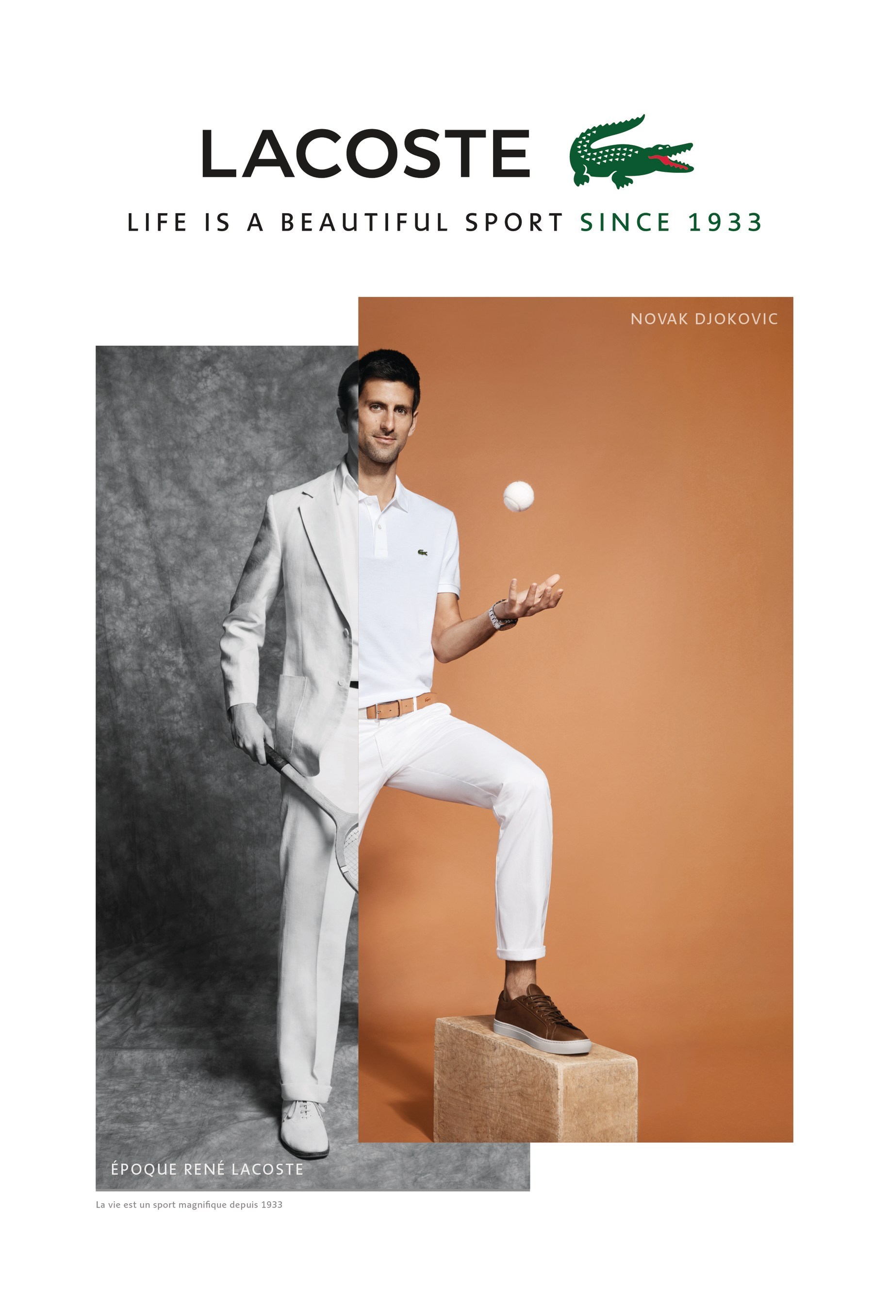 Lacoste New Ambassador Novak Djokovic