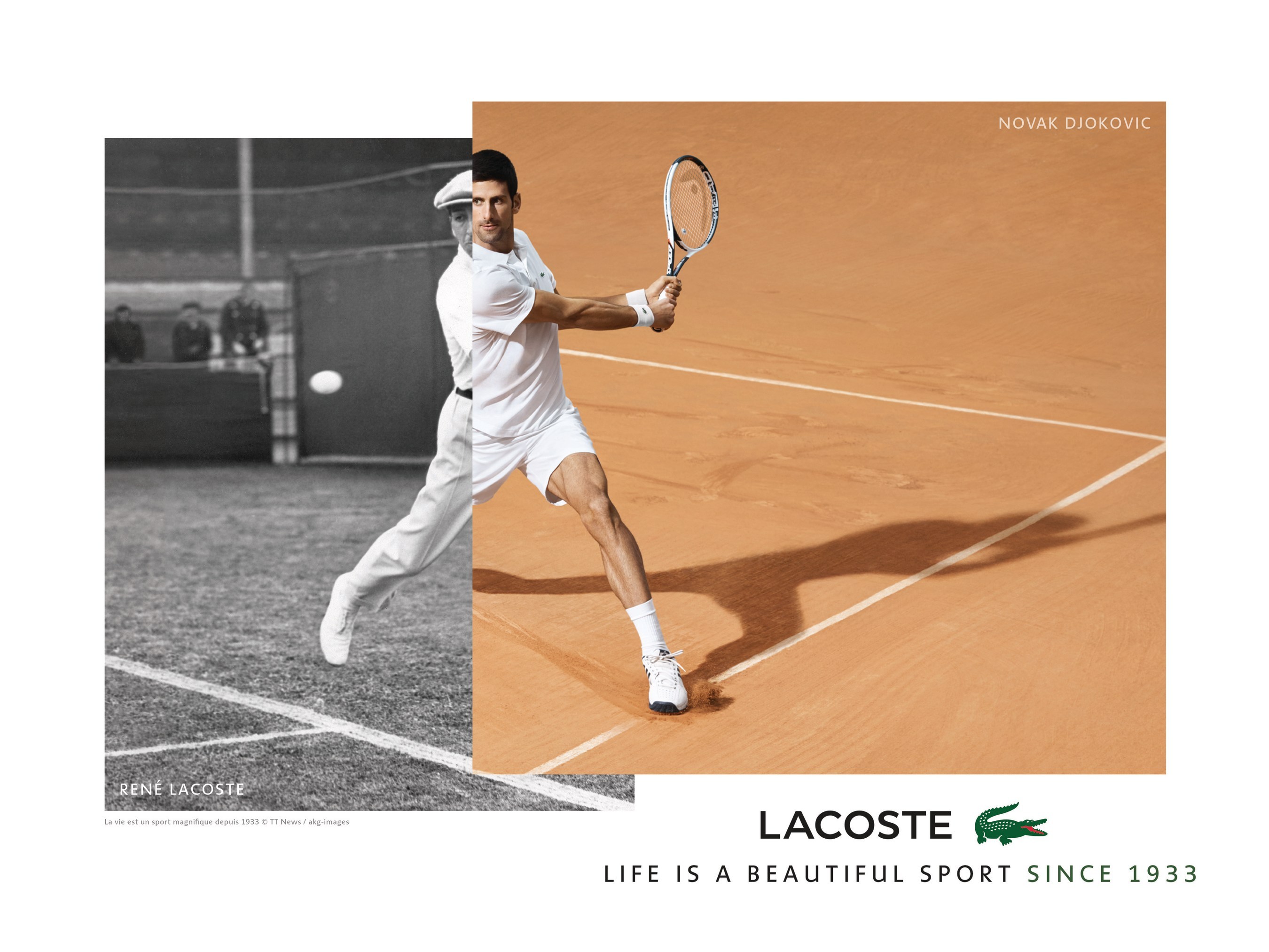 Lacoste New Ambassador Novak Djokovic