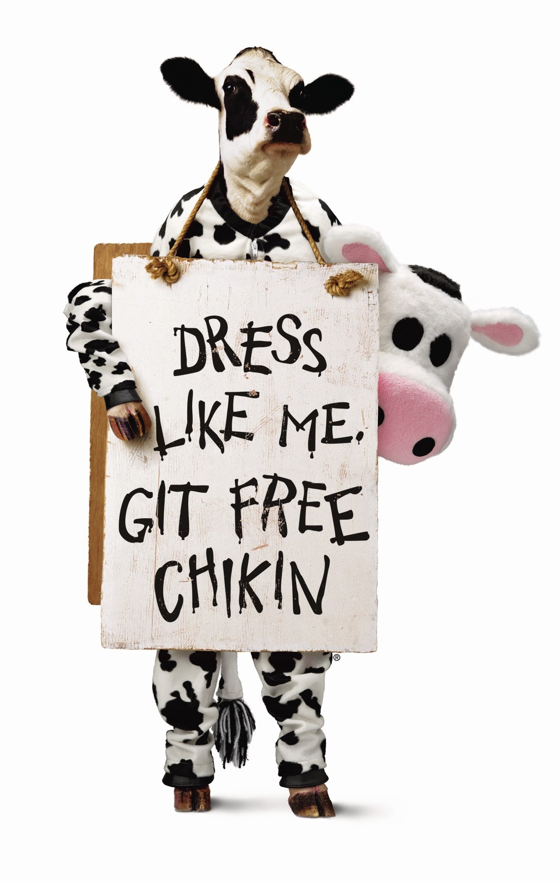 Chick-Fil-A Cow Costume 