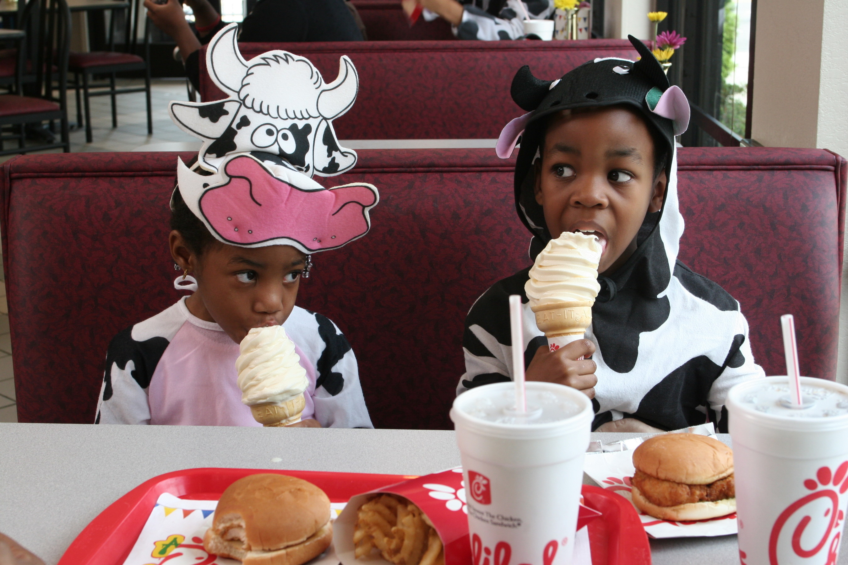 Chick-Fil-A Cow Costumes 
