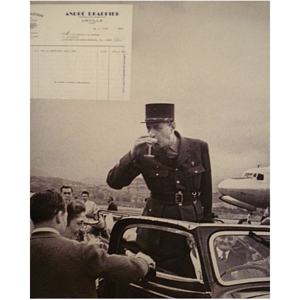 General de Gaulle - Champagne Drappier Carte d'Or