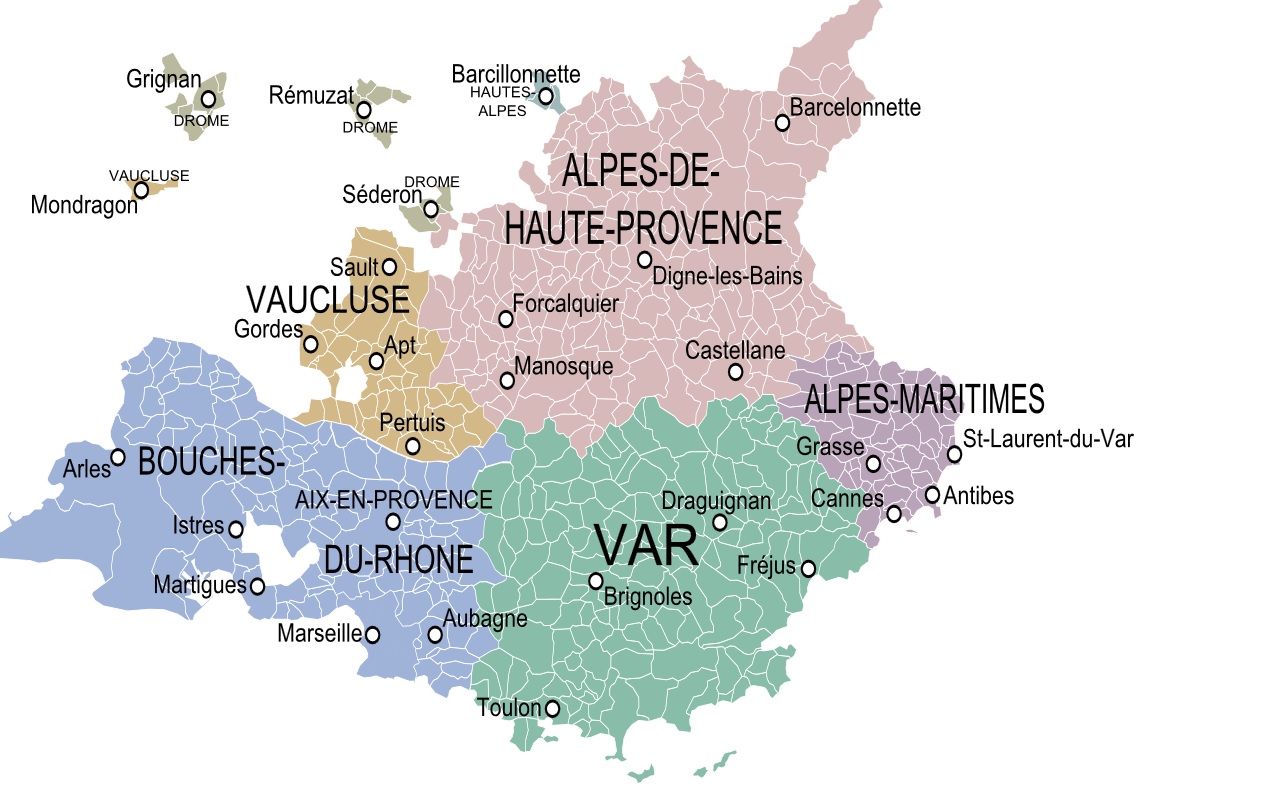 Provence Map