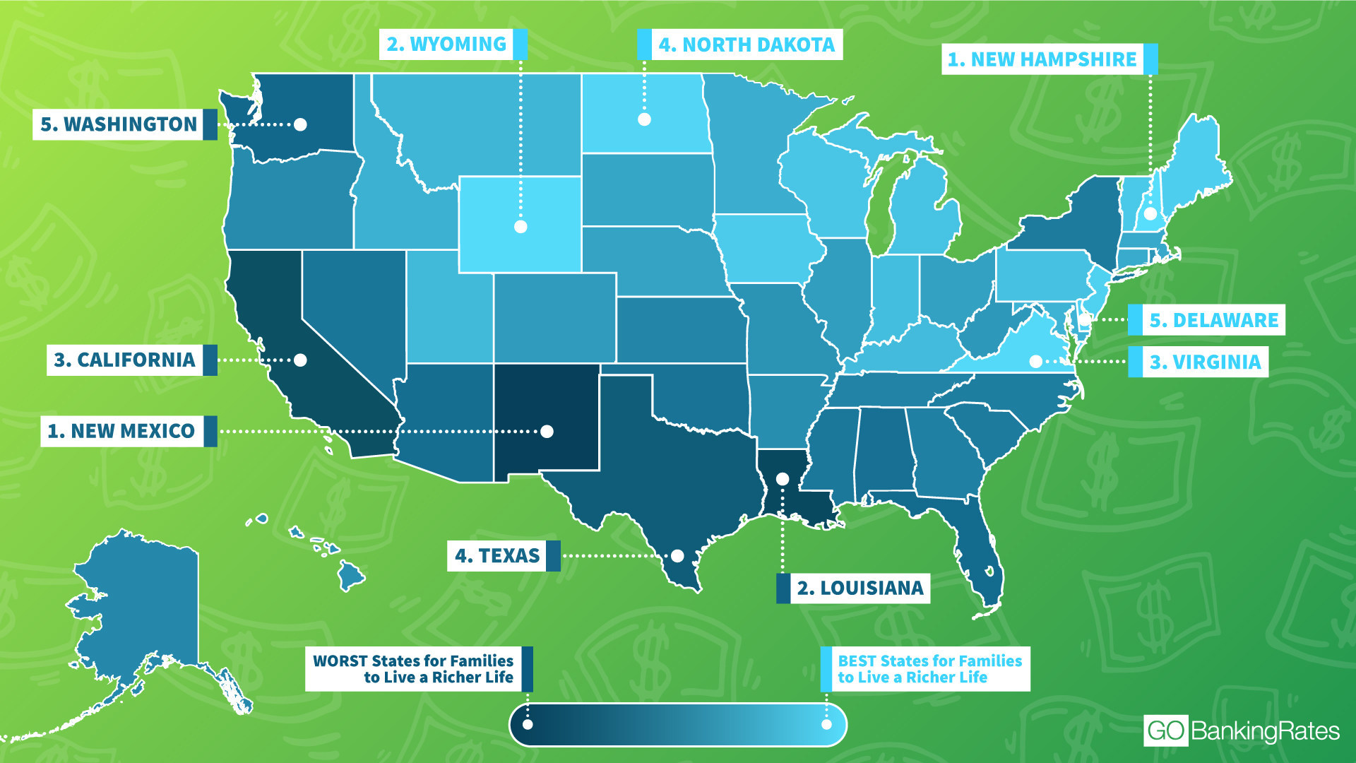 gobanking, best states to live in, safe, real estate