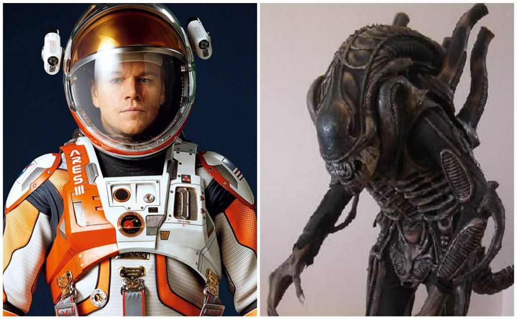 auction, the martian, matt damon, alien