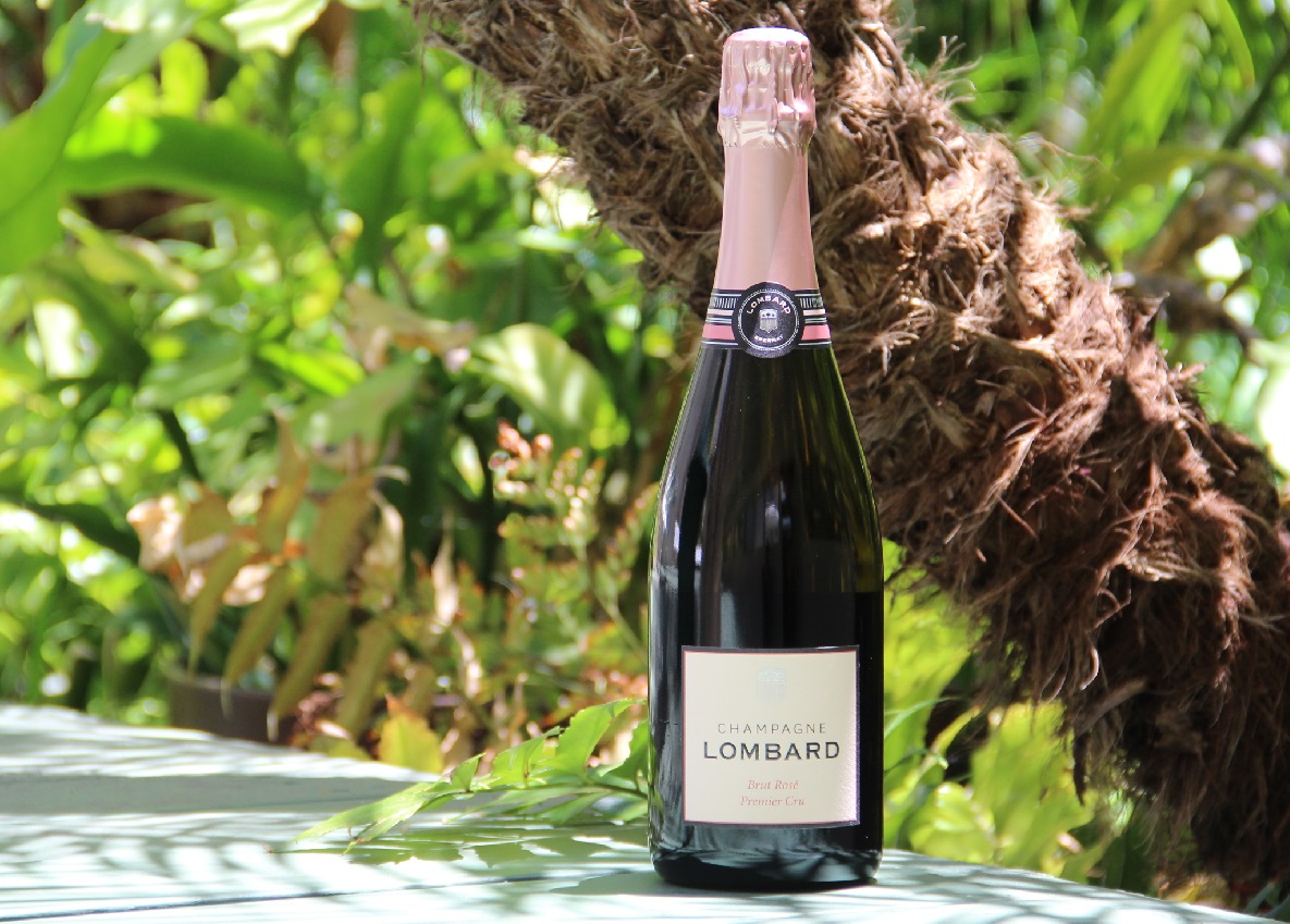 champagne lombard, brut rose premier cru, michele elyzabeth, review