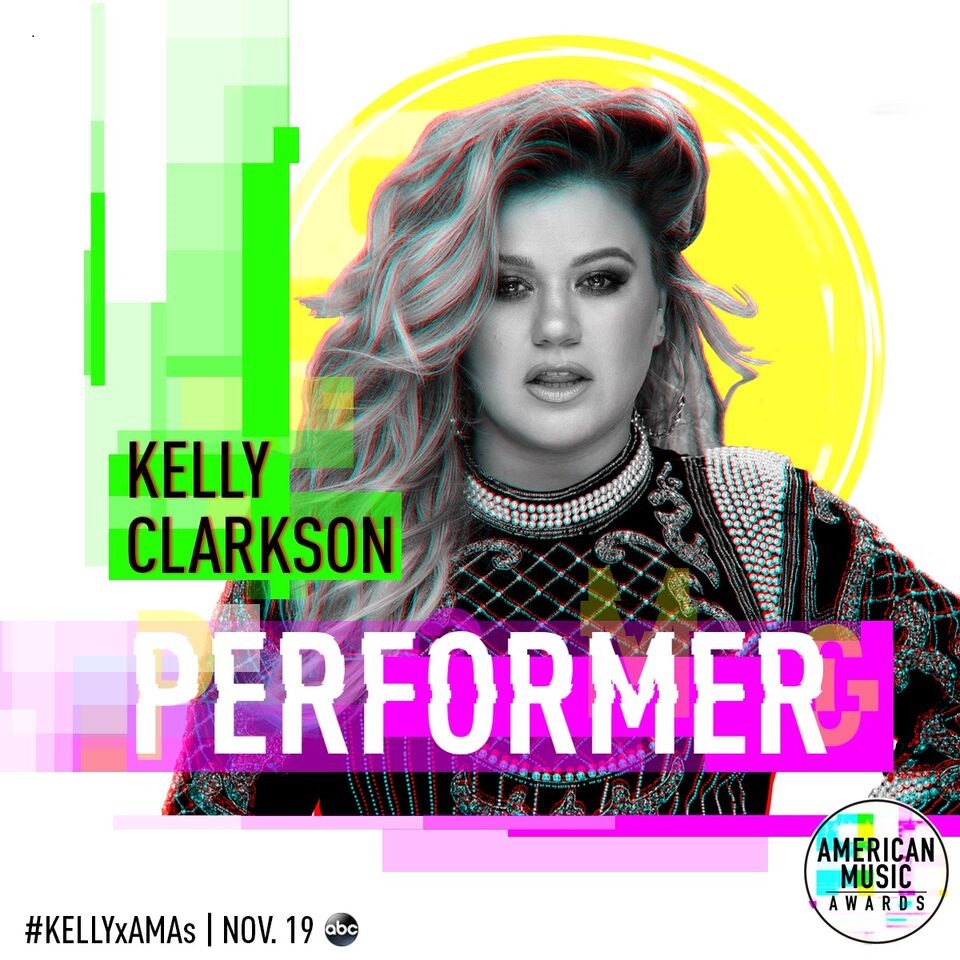Kelly Clarkson american music awards