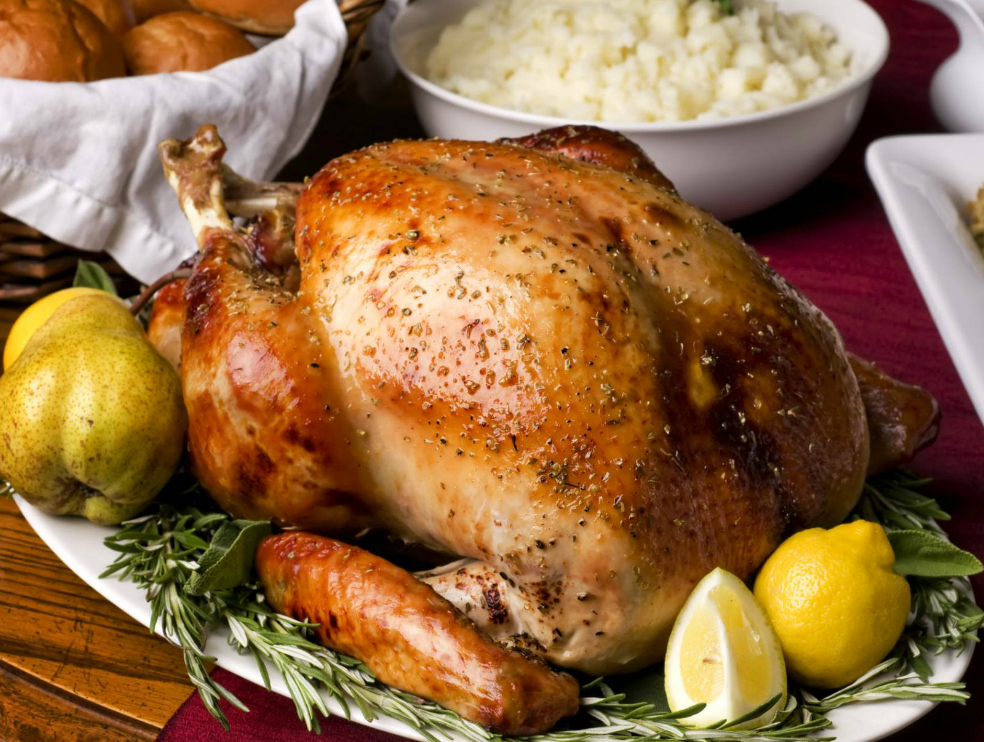 fried turkey stock photo