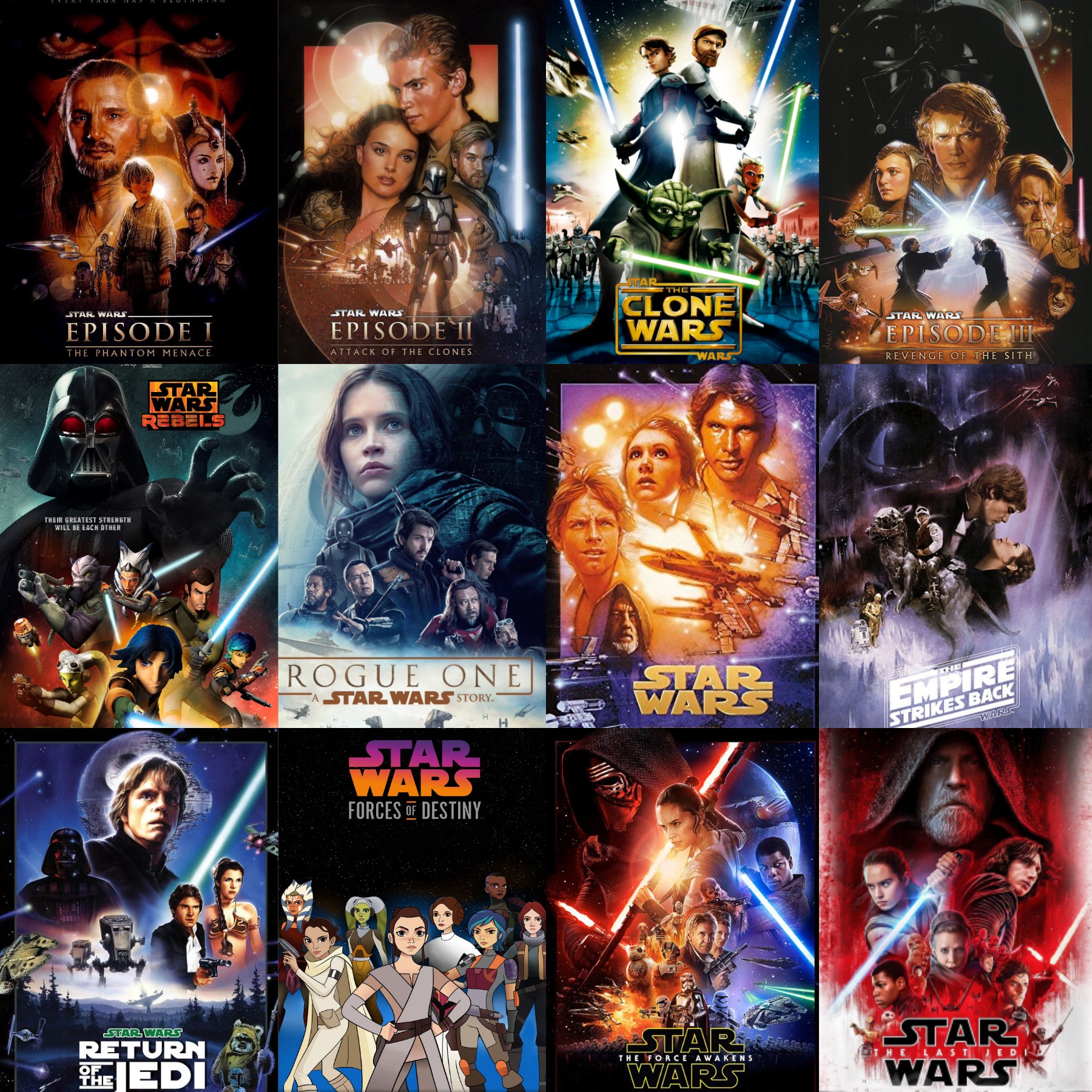 What "Star Wars" Films & Franchise Movies To Worst? | LATF USA NEWS