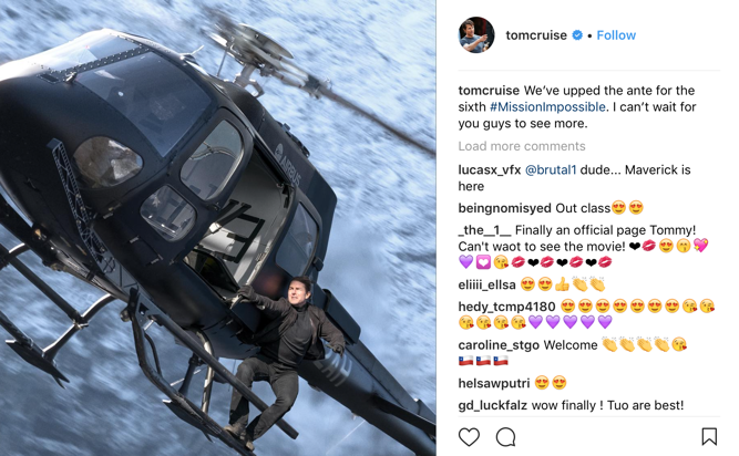 Tom Cruise mission impossible fallout