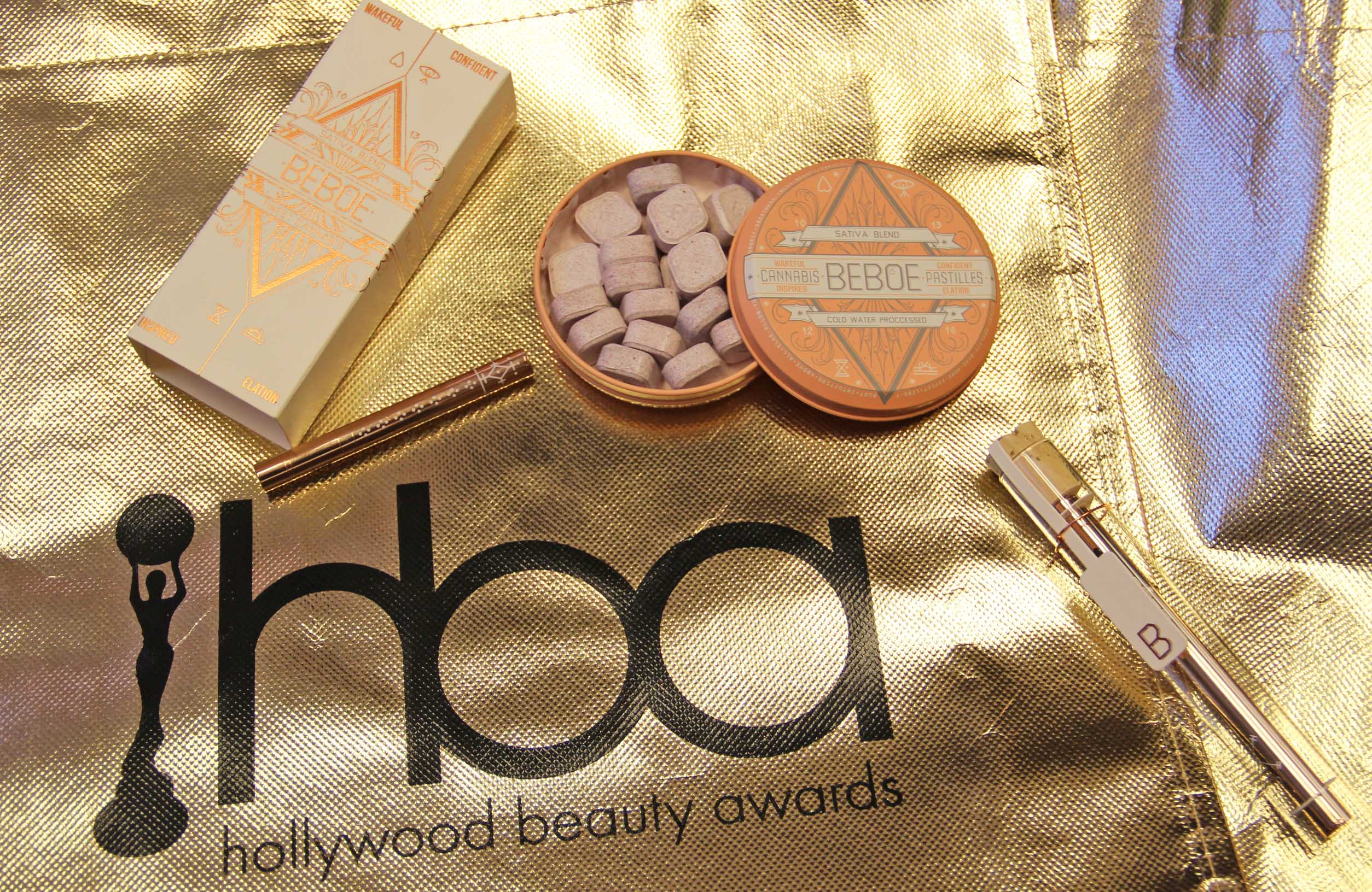 2018 hollywood beauty awards gift bags, beboe