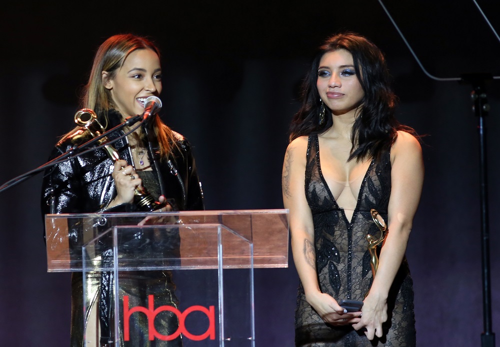 tinashe, kirstin maldonado, hollywood beauty awards