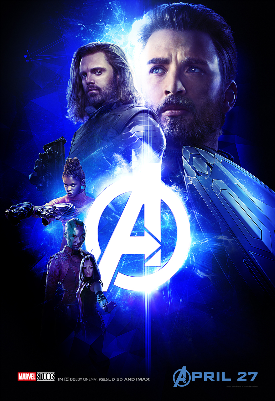Avengers Infinity War, captain america poster