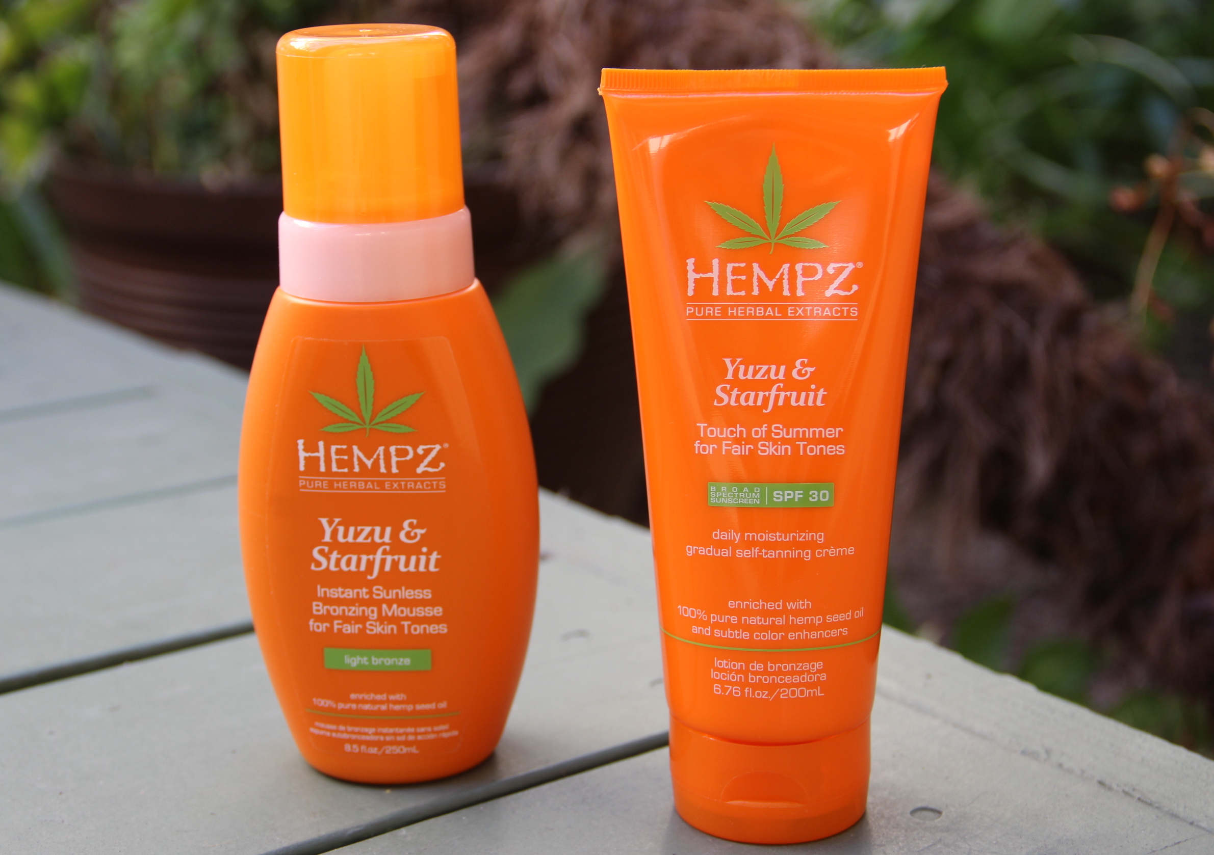Hempz yuzu sun products