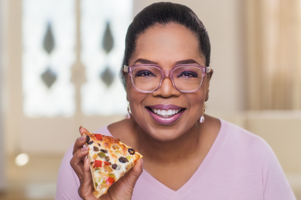 Oprah, pizza