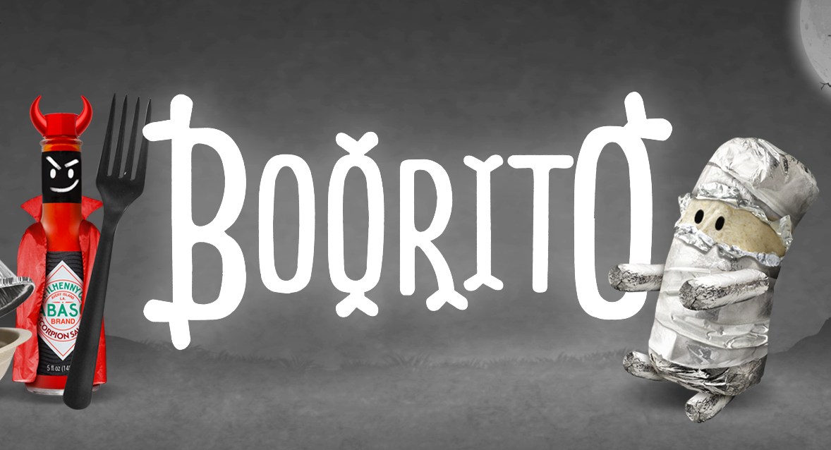 Halloween shop at chipotle