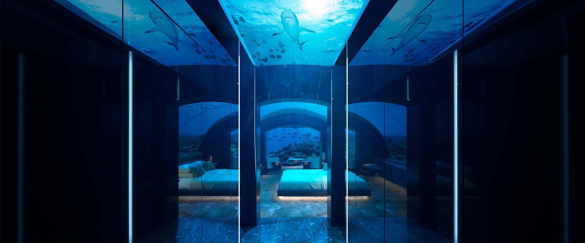 Conrad Maldives underwater hotel muraka