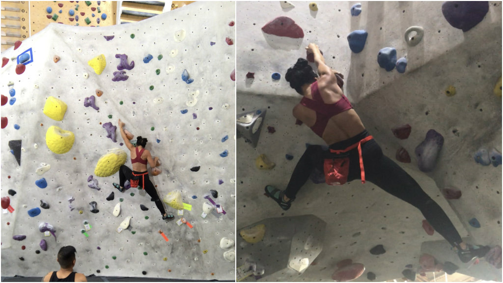 pamela price, stronghold climbing gym