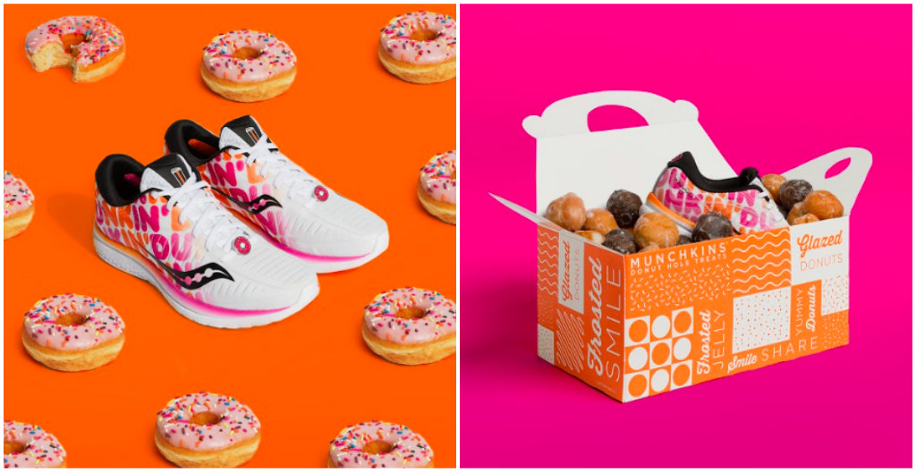 saucony, dunkin donuts