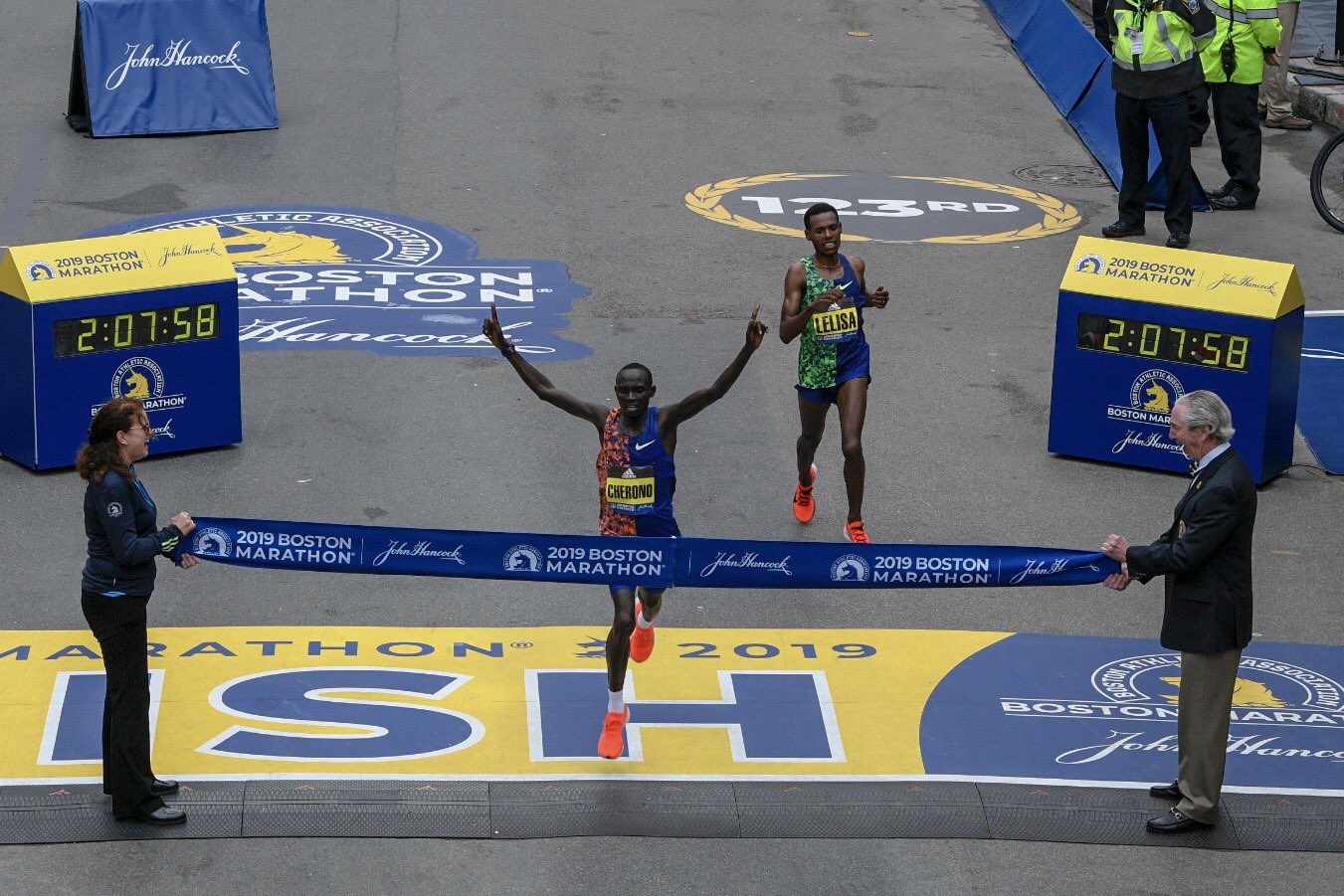 123rd Boston Marathon Finish Line Highlights & Results LATF USA