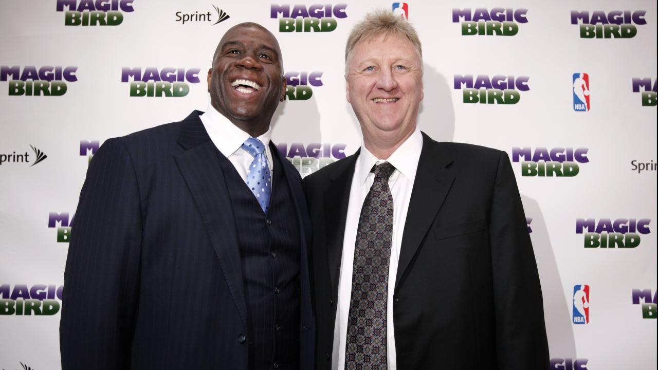 magic johnson, larry bird, tnt