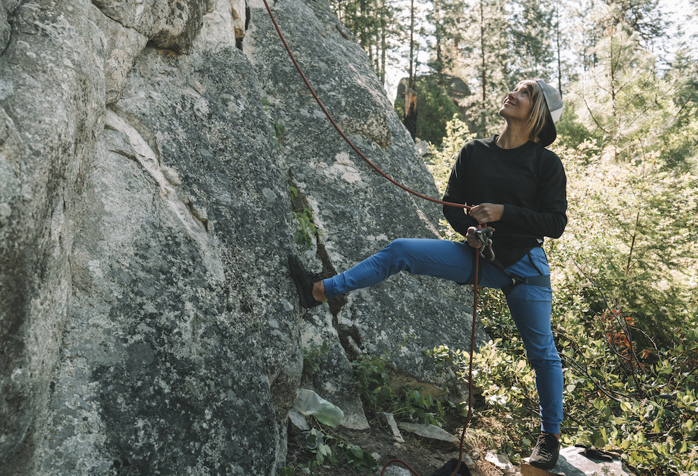 wear foehn, brise rock climbing pants for women