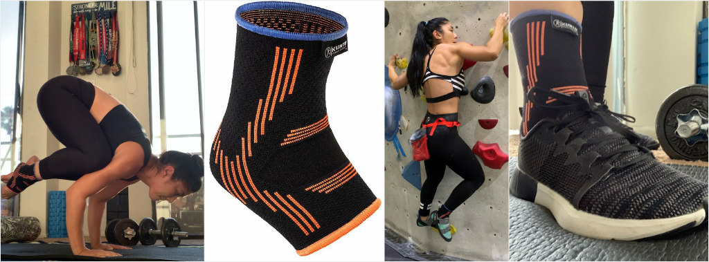 kunto ankle sleeve, compression, pamela price