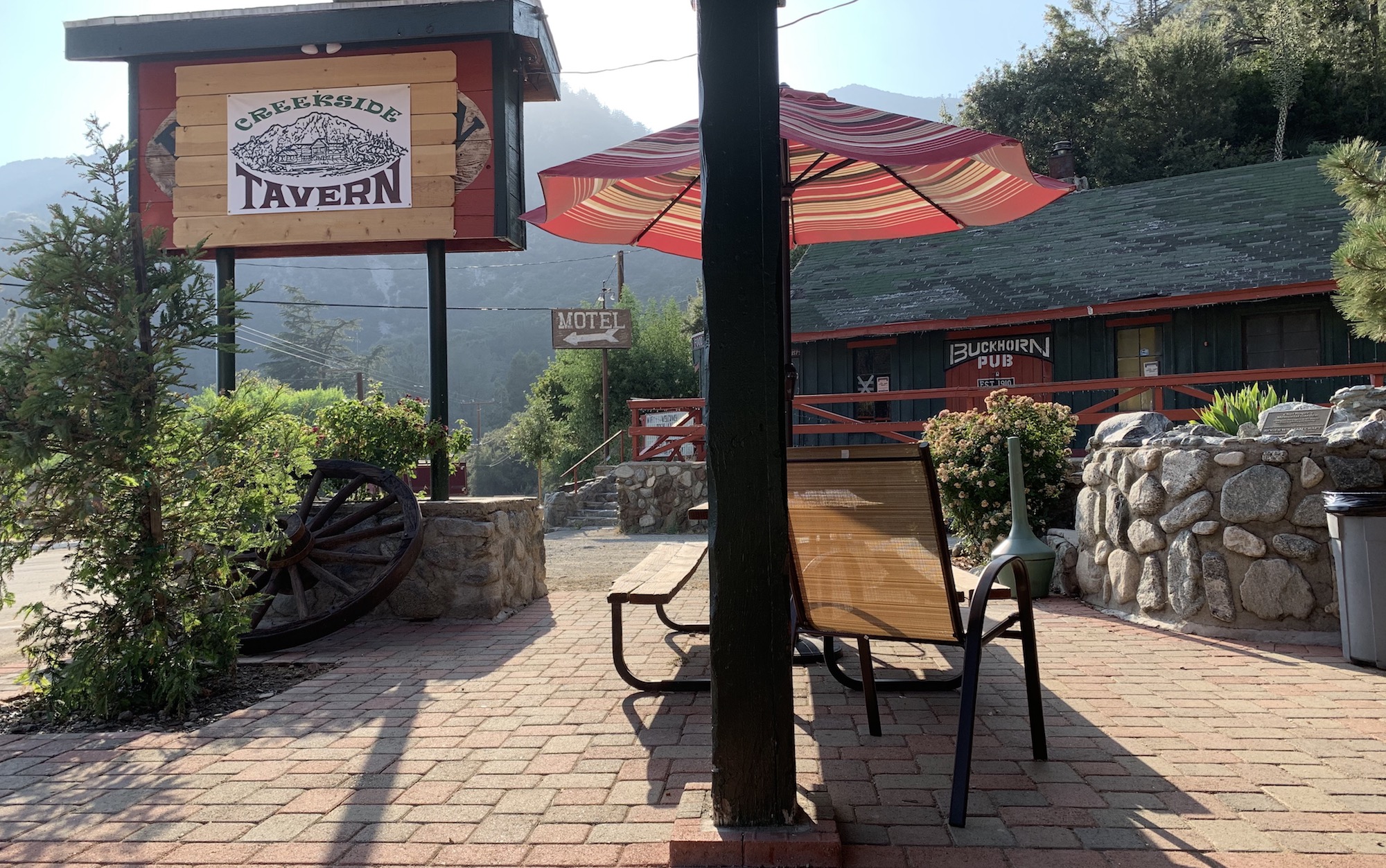 Buckhorn Lodge, mount baldy, creekside tavern