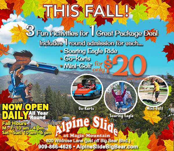 big bear, soaring eagle, alpine slide