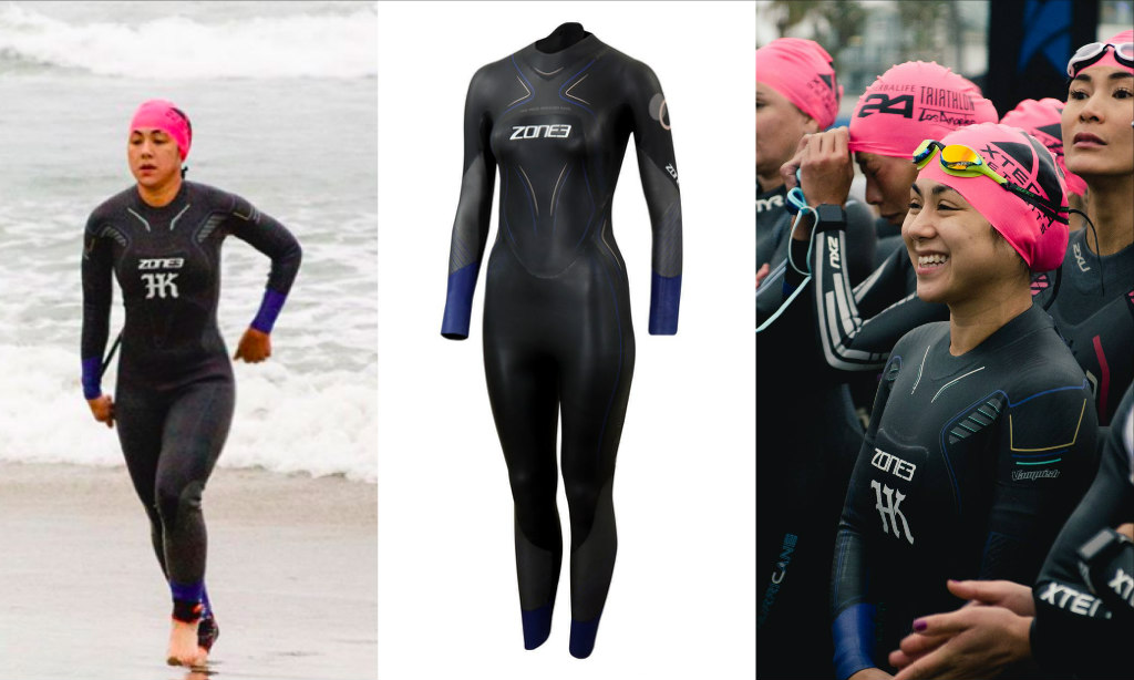 zone3 wetsuit, pamela price, herbalife triathlon